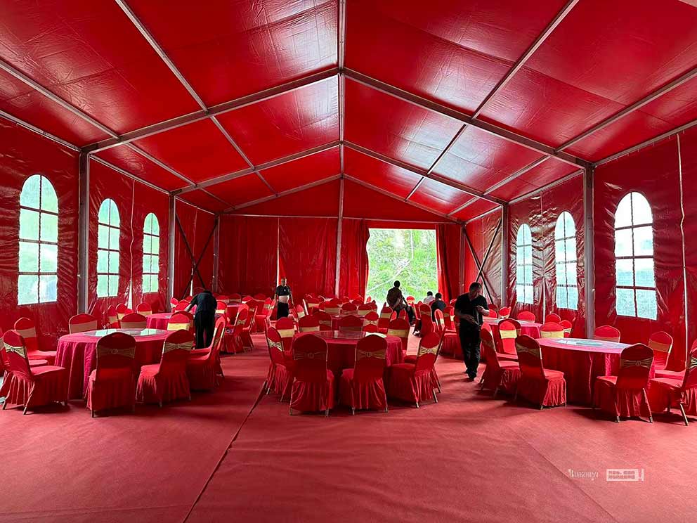 麻城婚禮篷房由焦作篷房租賃布場